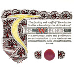 Alba Corrado, 2014, Illuminated Page – 16″ x 13.5″ – Ink, Watercolor, Pencil, Gold Leaf & Wax on Paper – RISD Division of Foundation Studies <a href="https://www.albacorrado.com/wp-content/uploads/2017/04/pages_18_full.jpg">Full resolution</a>